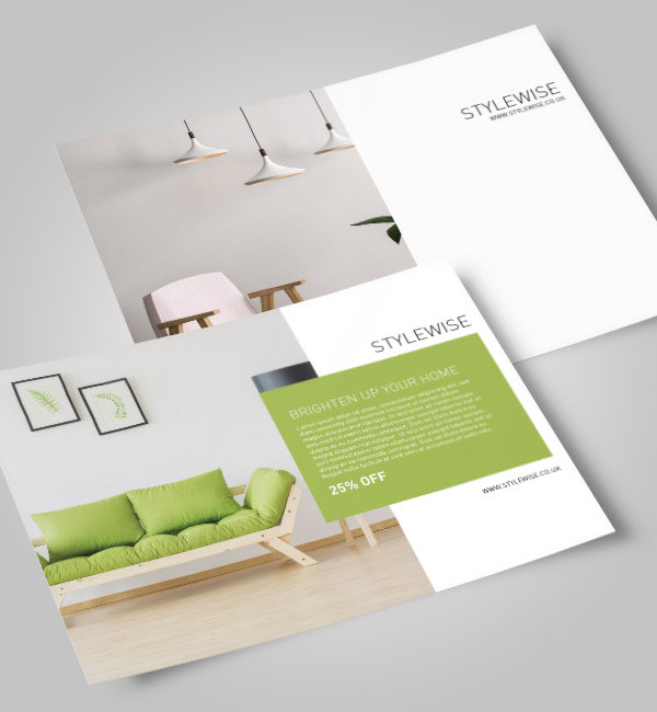 BRIGHTEN UP YOUR HOME 1 A6 Post Cards